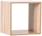 Ράφι τοίχου MDF κύβος φυσικό 34,5x32x34,5