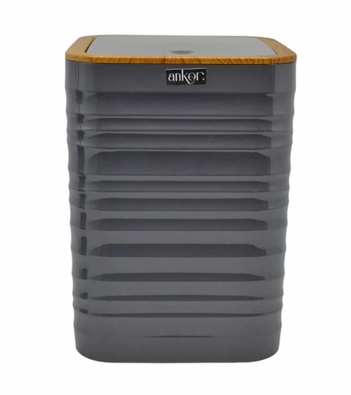 ΚΑΛΑΘΙ ΜΠΑΝΙΟΥ 5lt ΠΛΑΣΤΙΚΟ ΓΚΡΙ LUNA ΜΕ ΕΦΕ ΞΥΛΟΥ ΣΤΟ ΚΑΠΑΚΙ ANKOR - Ankor 830107