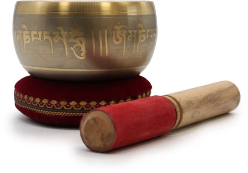 Χειροποίητο Μπολ Διαλογισμού 5 Βuddha - Tibetan Singing Bowl (Ηχογαβάθα) 11cm