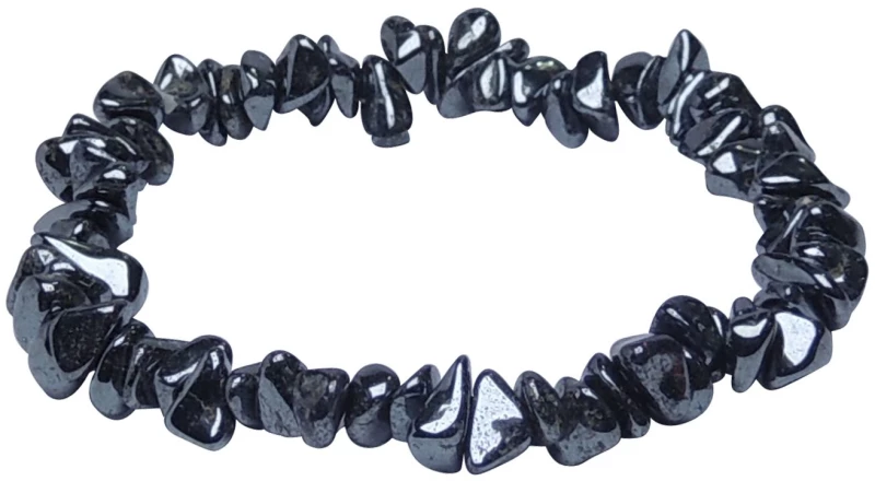 Χειροποίητο Βραχιόλι από Μαύρο Αιματίτη Mala Black Hematite