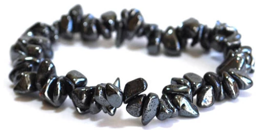 Χειροποίητο Βραχιόλι από Μαύρο Αιματίτη Mala Black Hematite