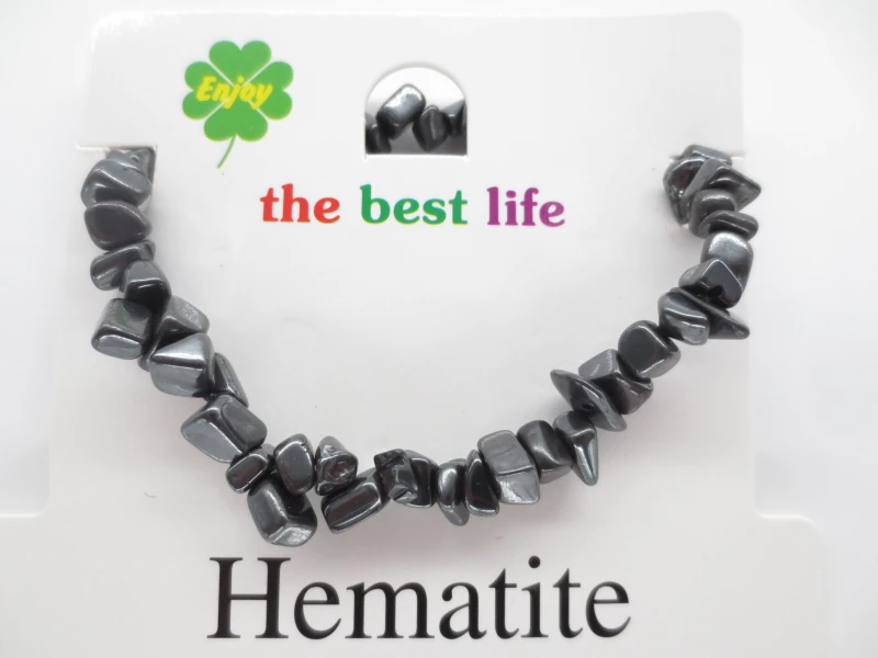 Χειροποίητο Βραχιόλι από Μαύρο Αιματίτη Mala Black Hematite