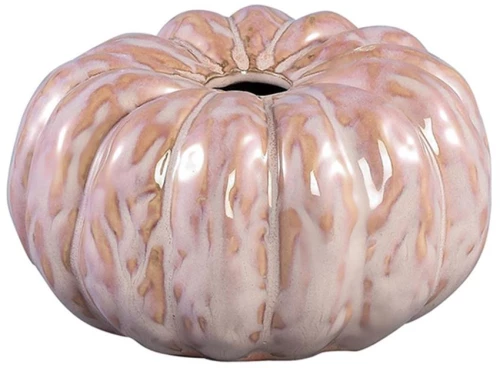 Κολοκύθα κεραμικό ροζ 19x11