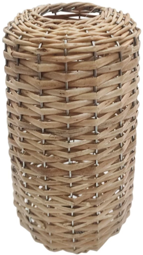 Βαζο rattan φυσικό 15x29,5
