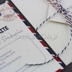 Προσκλητήριο γάμου - Post card 7514