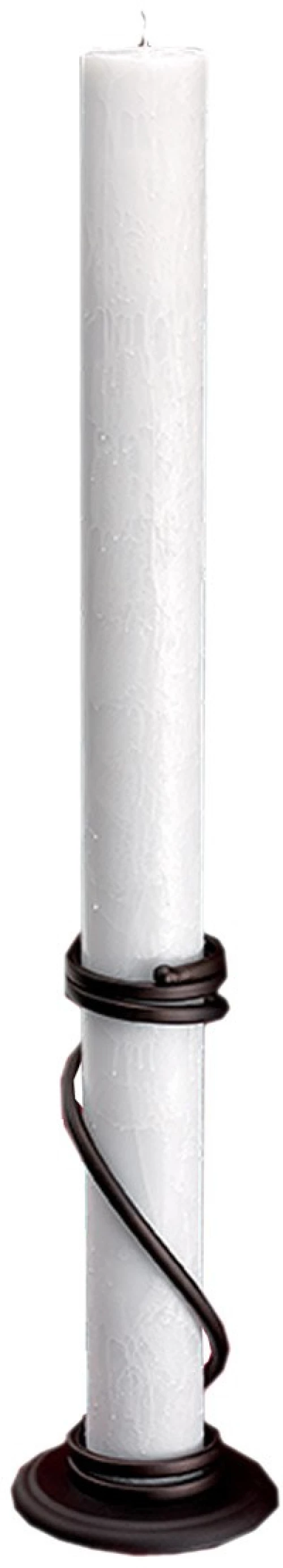 Λαμπάδα Γάμου Κούφιο Κερί 12x140cm NK005 (2ΤΜΧ.) Εκρου Χωρίς Βάση