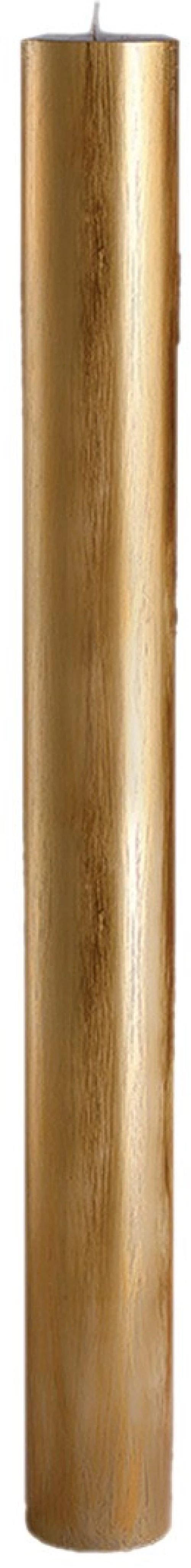 Λαμπάδα Γάμου Κούφιο Κερί Χρυσο 15x140cm NK010 (2ΤΜΧ.) Με Βάση