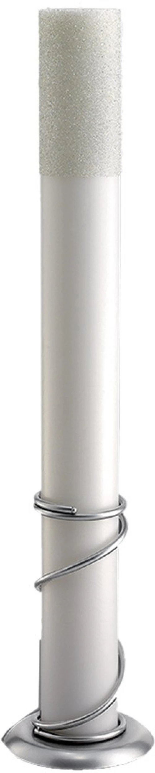 Λαμπάδα Γάμου Κούφιο Κερί Με Χάντρα 15x140cm NK028 (2ΤΜΧ.) Λευκό Με Βάση