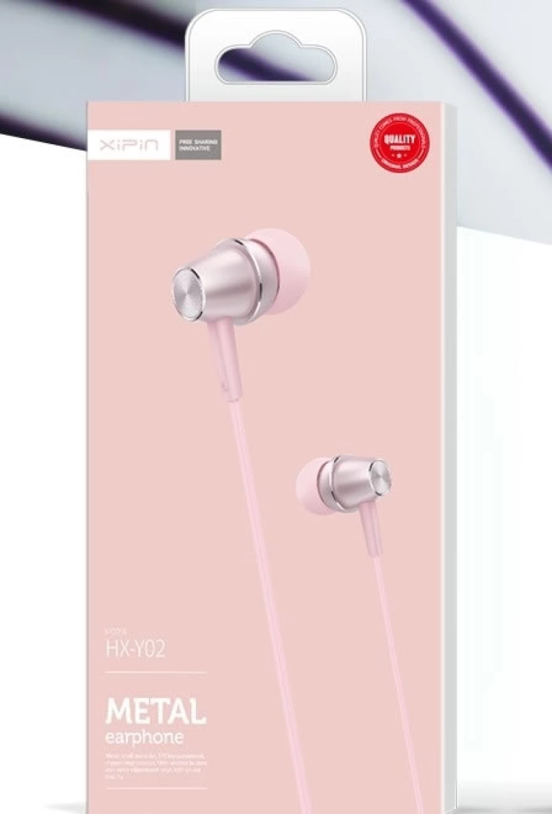 Xipin HX-Y02 ενσύρματα ακουστικά 3,5mm – stereo metal