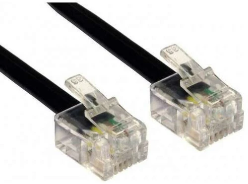 FTT16-308 BLACK Τηλεφ. καλωδίωση 5m