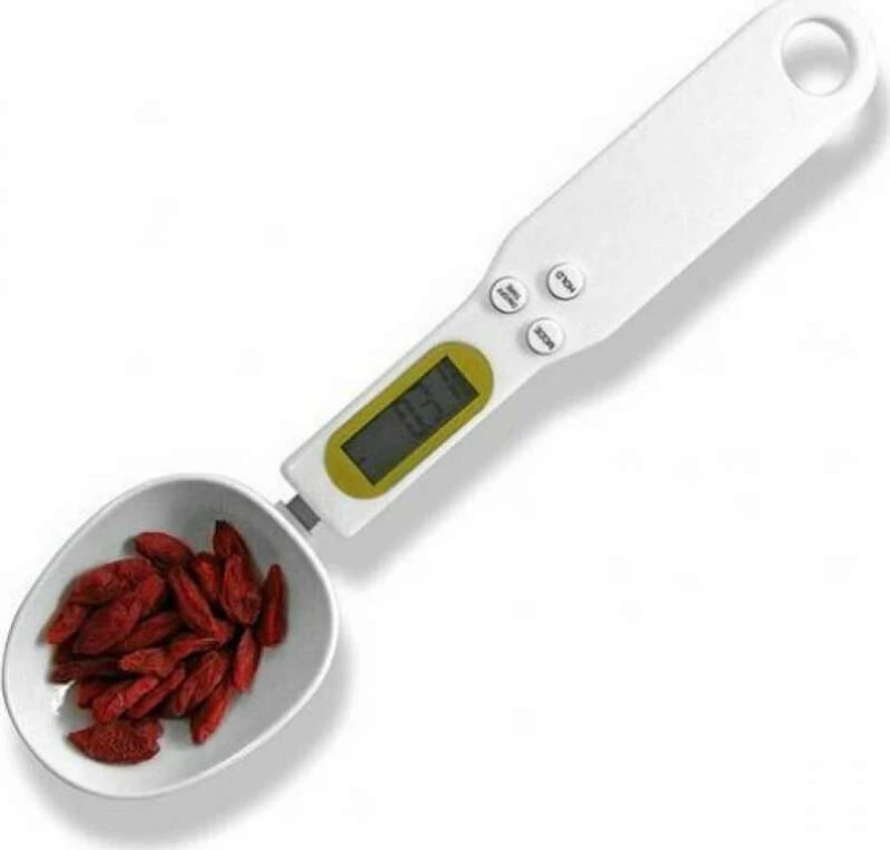 Ψηφιακή Ζυγαριά Κουζίνας 0.1gr/0.5kg Λευκή