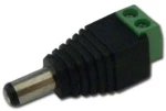 FTT4-011 Αρσενικό φις τροφ/σίας (2.1/5.5mm) με κλέμα