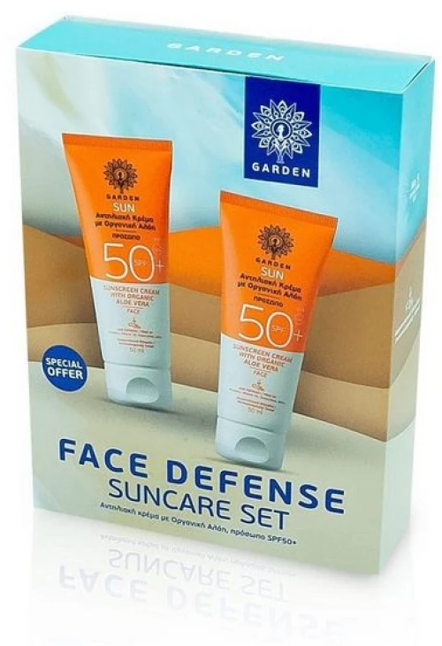 Garden Face Defense Aloe Spf50 2x50ml