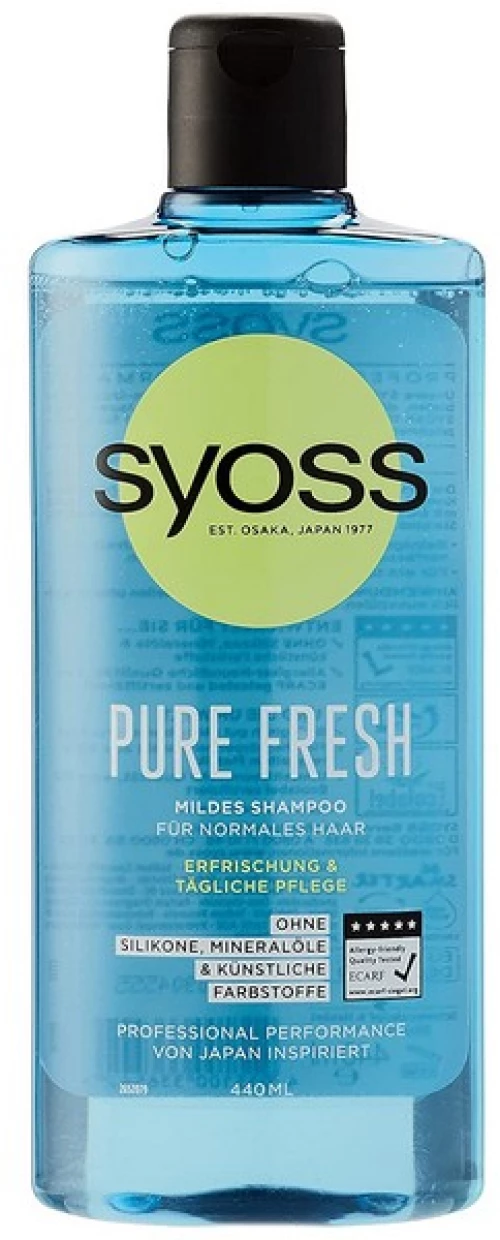 Syoss Pure Fresh Shampoo 440ml