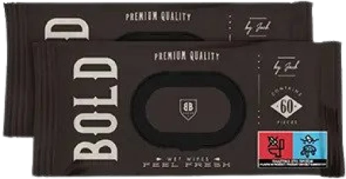 Bold Men Carasso Wipes 120τμχ