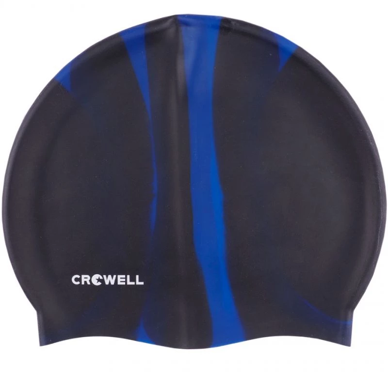 Crowell Multi-Flame-11 silicone swimming cap