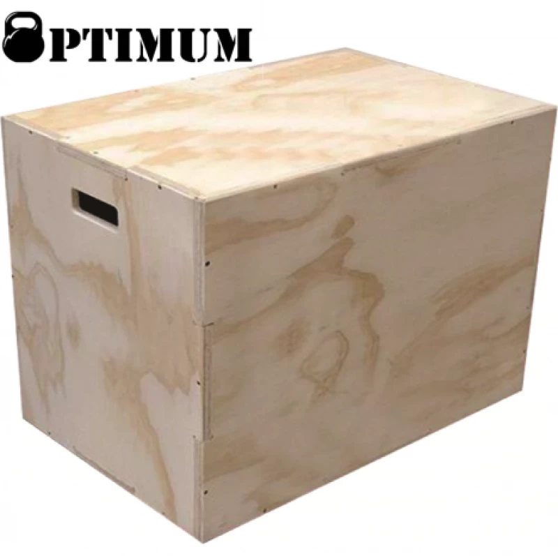 Plyometric Box Wood 70X60X50CM Optimum