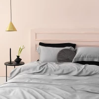 Σεντόνια σετ4 nature bamboo 250x270cm Palamaiki 9-010709-001 Γκρι