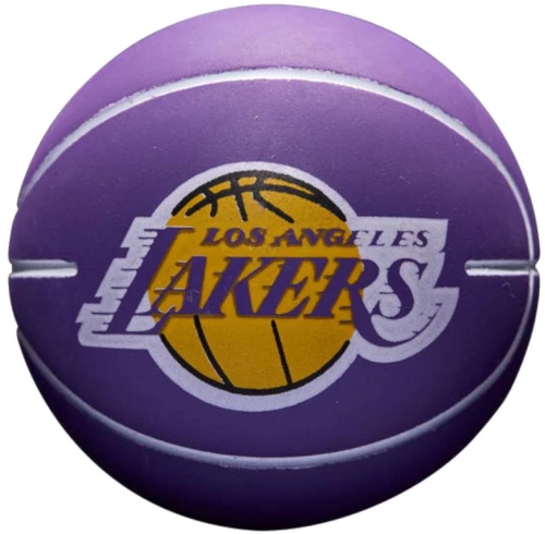 Wilson NBA Dribbler Los Angeles Lakers Mini Ball WTB1100PDQLAL basketball