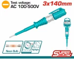 TOTAL Κατσαβίδι δοκιμαστικό 140mm (THT291408)