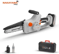 NAKAYAMA Σετ αλυσοπρίονο κλαδευτικό μπαταρίας 21V (EC1600)