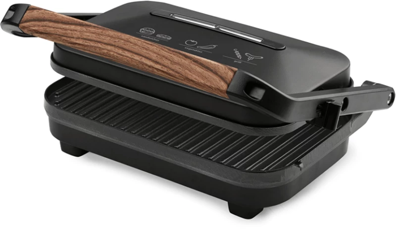 Izzy IZ-2013 Τοστιέρα για 2 Τοστ 1300W Wooden