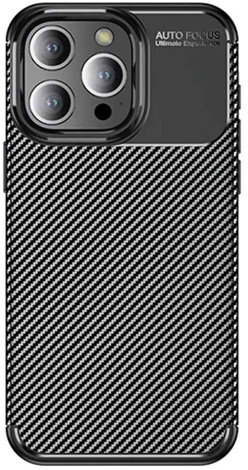 Θήκη Ancus AutoFocus Carbon Fiber για Apple iPhone 15 Pro Μαύρη