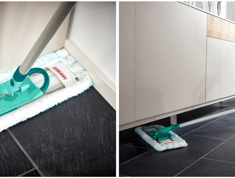 Mop with Bucket Leifheit Μπλε Πλαστική ύλη Ένωση 8 L