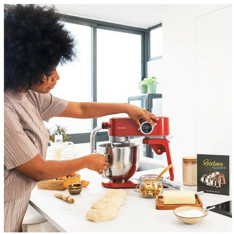 Μπλέντερ/Μίξερ ζαχαροπλαστικής Cecotec Twist&Fusion 4000 Luxury Red 800 W