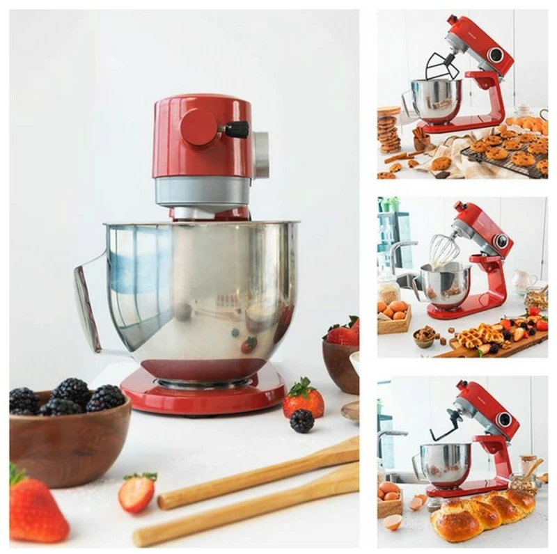 Μπλέντερ/Μίξερ ζαχαροπλαστικής Cecotec Twist&Fusion 4000 Luxury Red 800 W