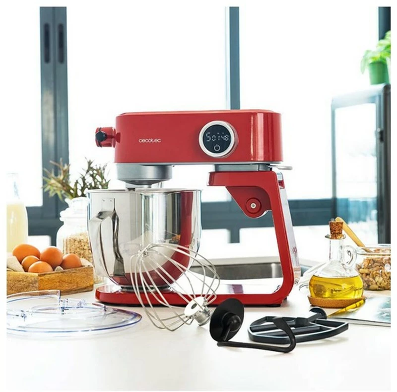 Μπλέντερ/Μίξερ ζαχαροπλαστικής Cecotec Twist&Fusion 4000 Luxury Red 800 W