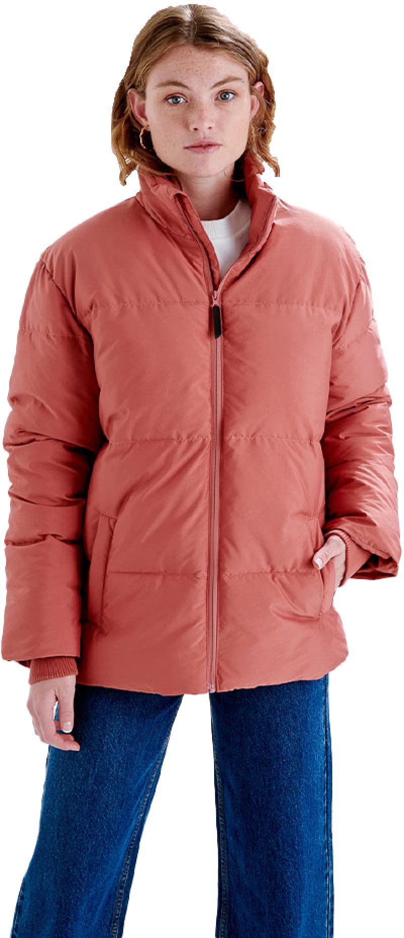Μπουφάν 24 Colours Puffer Rose