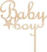 Cake Topper Baby Boy ΞΥΛΟ