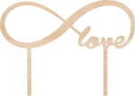 Cake Topper Love 8 ΞΥΛΟ