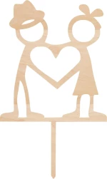 Cake Topper Love 3 ΞΥΛΟ