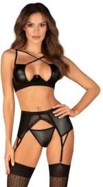 Plus size Obsessive Norides 3 pcs set Black
