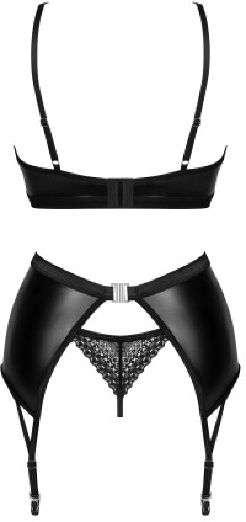 Plus size Obsessive Norides 3 pcs set Black