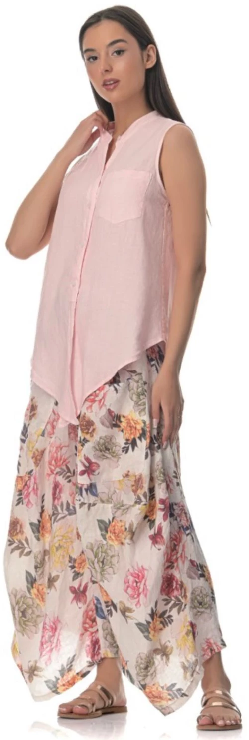 Παντελόνι Γυναικείο Flower Print
