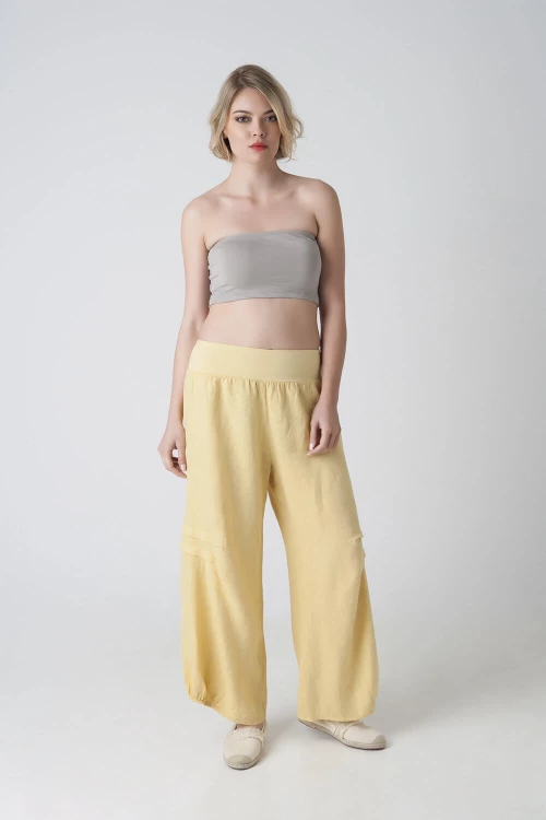 Παντελόνα Γυναικεία Yellow