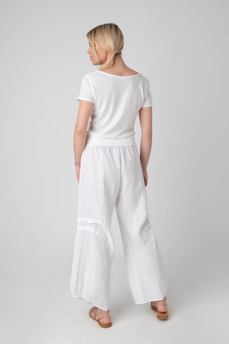 Παντελόνα Γυναικεία White
