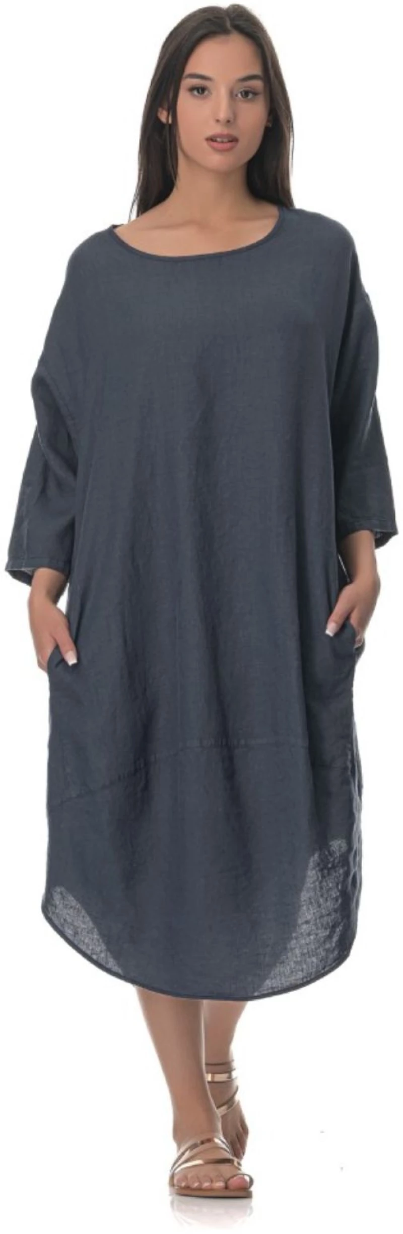 Φόρεμα Tulip Blue Black