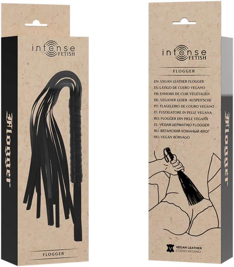 INTENSE FETISH - VEGAN LEATHER FLOGGER