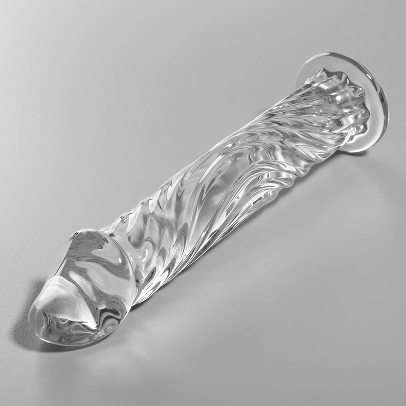 NEBULA SERIES BY IBIZA' - MODEL 12 DILDO BOROSILICATE GLASS 17 X 3.5 CM CLEAR