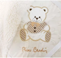 ΚΟΥΒΕΡΤΑ FLEECE/SHERPA ΑΓΚΑΛΙΑΣ 80X110 PIERRE CARDIN TEDDY BEIGE