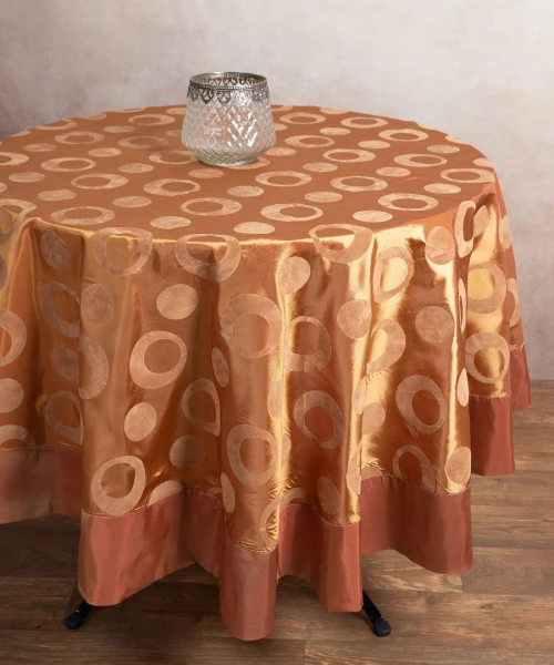 Σατέν ροτόντα 082 (170cm) χρυσή Silk Fashion