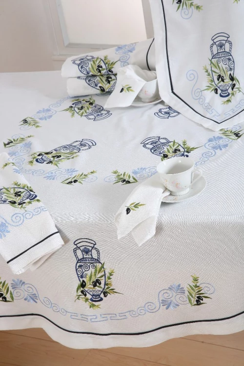 Τραπεζομάντηλο 8013 (160cm x 210cm) Silk Fashion