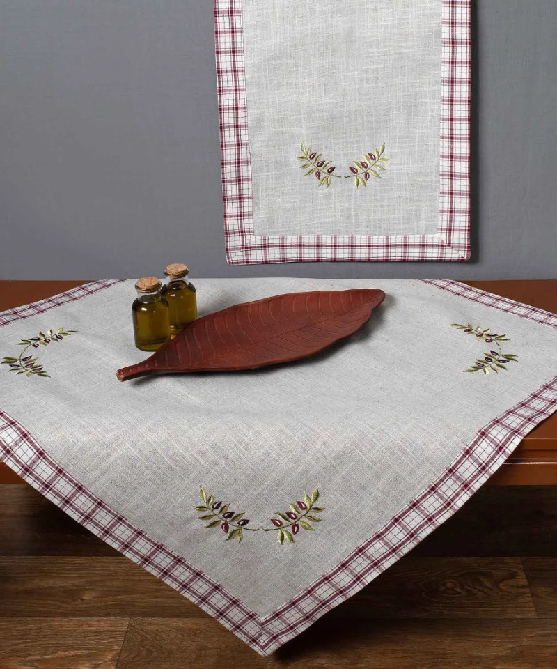 Τραβέρσα 1312 (45cm x 175cm) κόκκινο Silk Fashion