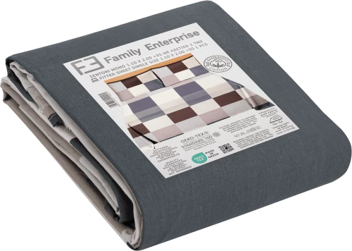 Σεντόνι μονό με λάστιχο Βαμβακερό 100% 110x200+35 εμπριμέ 007433011Σ65