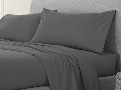 Σετ Σεντόνια Γκρι 100% Βαμβακερά Reactive One Color Γαρύφαλλο - 230x260, Χωρίς Λάστιχο