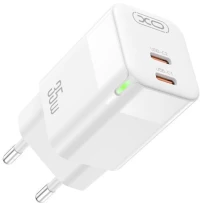 XO CE07 Dual USB-C Quick Charger 35W GaN